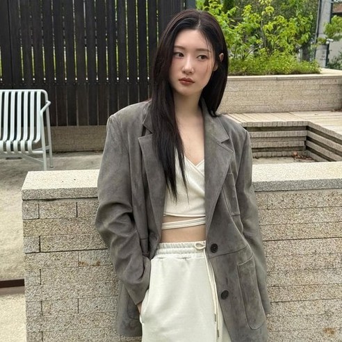 온앤온 [정채연 착용] 스웨이드 자켓 NEL5XJ809_42 440988