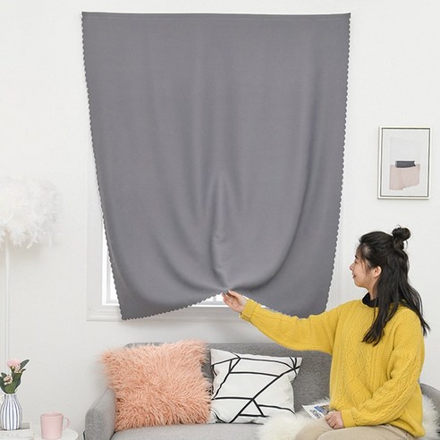 메이스 무타공 암막커튼, 빛 차단과 포근함을 동시에!