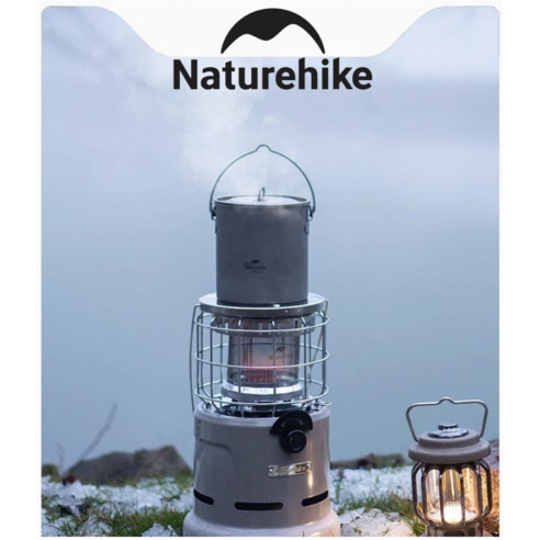 따뜻함과 요리를 한 번에! 네이처하이크 캠핑 휴대용 스토브 난로