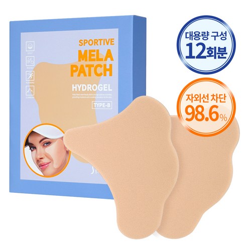 션리 스포티브 멜라패치 하이드로겔 B타입_3SET, 12개, 3g