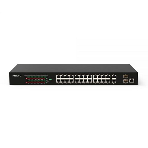 이지넷유비쿼터스 NEXT-POE4128L2S-TP 24포트 기가 스위칭허브 L2 매니지먼트 지원457139, 이지넷유비쿼터스 NEXT-POE4128L2S-TP 24