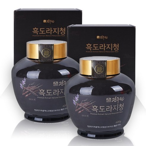 관주원 흑도라지청 600g 대용량 도라지청 600g, 2개 실사용 후기 | 효과 있을까? 썸네일