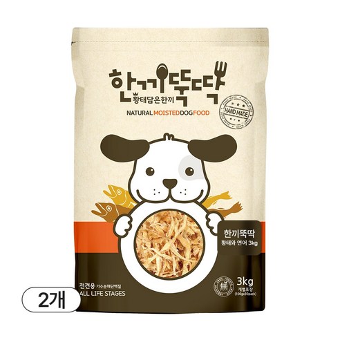 한끼뚝딱 전연령 강아지 황태담은 소프트 사료 습식 솔직 후기 | 실제 사용자 리뷰 총정리 - 상품 이미지 1