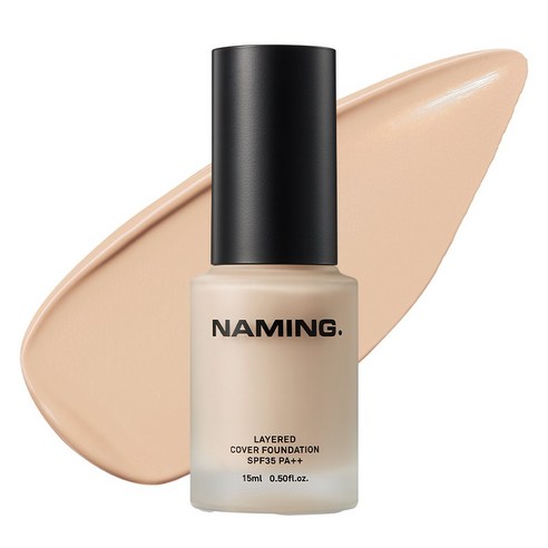 네이밍 레이어드 커버 파운데이션 15ml SPF35 PA++, 1개, 19N