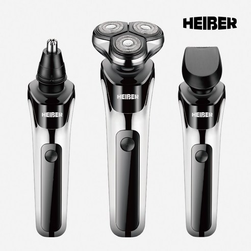 헤이버 남자 전동 전기 면도기 생활방수 3in1 C타입, 블랙, EQ-232K