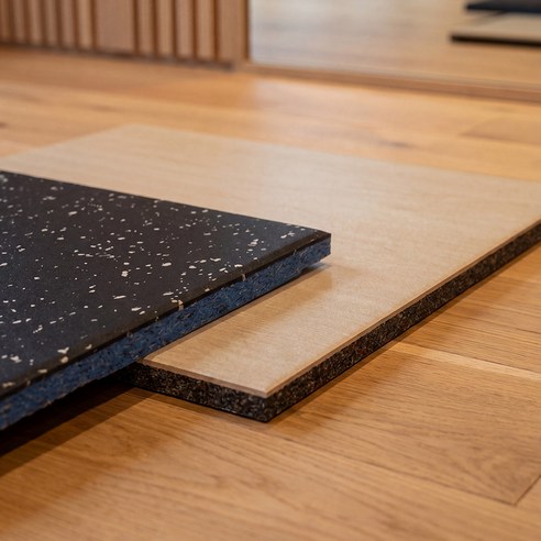 고무 블럭매트 경량 50x50cm 20T 층간소음 방지 탄성 충격흡수 체육관