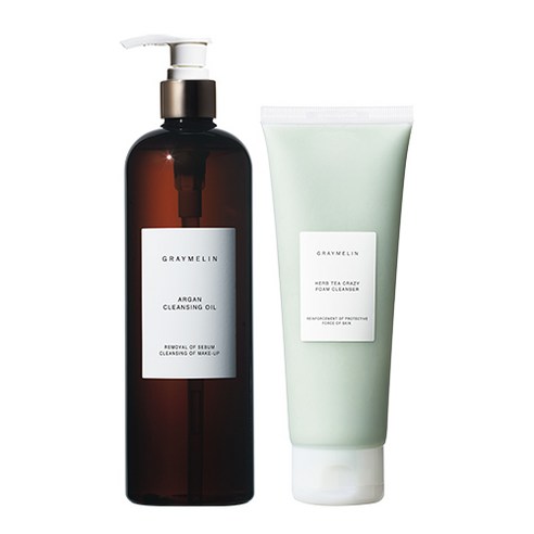 그레이멜린 아르간 클렌징 오일 500ml + 크레이지 폼 클렌져 허브티 ... 솔직 후기 | 실사용자 리뷰 분석 - 상품 이미지 1