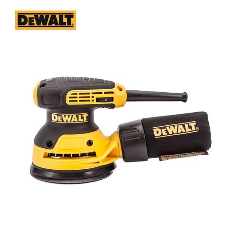 디월트 샌더기 원형샌더 유선 125mm 8홀 280W 원형 오비탈 샌더 DWE6423