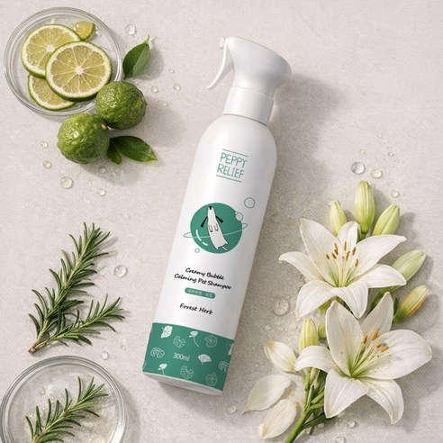 페피릴리프 크리미 버블 스킨 강아지 샴푸 이미지 4