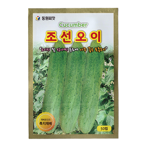 동원 조선 오이 씨앗 50립, 1개