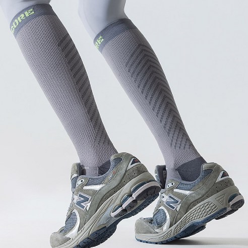 애프터러닝 여성 스포츠 종아리 압박 니삭스 코어 스타킹, 1개, M(230-250cm)