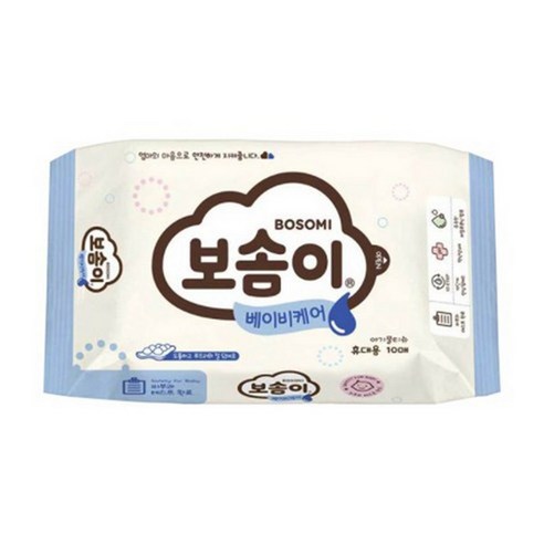 보솜이 아기 물티슈 10매, 1개, 5.1g
