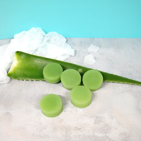 알로에 비누 5개 세트 세수 세안 수제 클렌징 비누 YB맘 솔직 후기 | 실사용자 리뷰 분석 - 상품 이미지 2