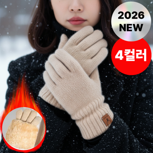 앨리쉬 여성 겨울장갑 스마트폰 터치