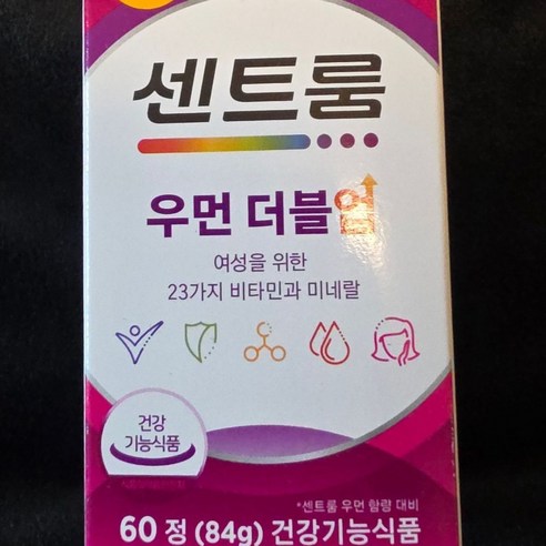 우먼 더블업 비타민B군 8종 2배함유 여성 맞춤 멀티 비타민 피로 회복 면역력 강화 에너지 증진 소화 흡수 촉진 60정 3개