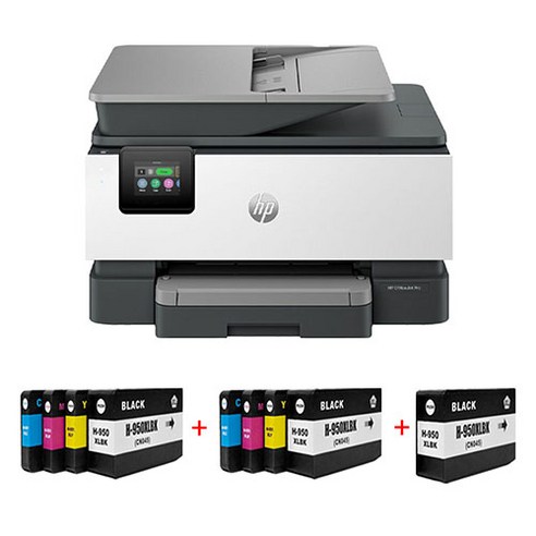 HP 오피스젯프로 9120 A4잉크젯팩스복합기 호환잉크2SET 검정1개 추가 HP9010후속모델