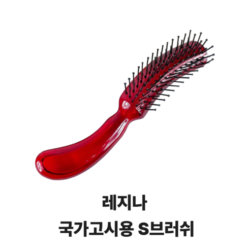 당일배송 레지나 위그 국가고시용 S브러쉬 에스브러쉬 미용사 자격증, 1개, 1개