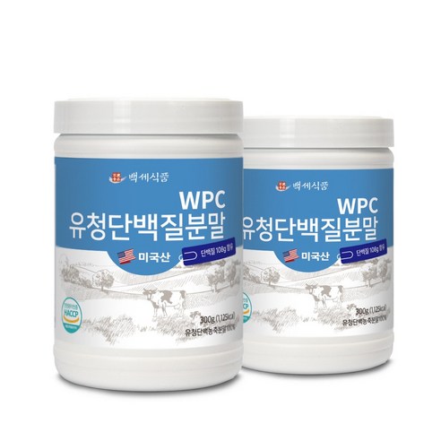 WPC 유청단백질 분말 300g 미국산100% HACCP 인증제품 300g, 1개 이미지 2