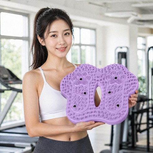 오이키 지압 스텝퍼 가정용 무소음 붓기 개선 에어 스테퍼, 퍼플