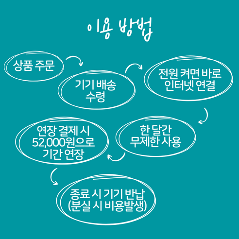 KT 포켓 와이파이 에그 30일 무제한 무약정 이미지 4