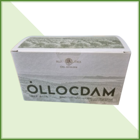 올록담 올리브3 지중해루틴 아침공복1포 24캡슐