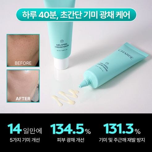 [Gift 실리콘 브러쉬 1개] 샤르드 멜라케어 필크림 마스크, 1개입, 1개 - 필오프 팩 | 쿠팡