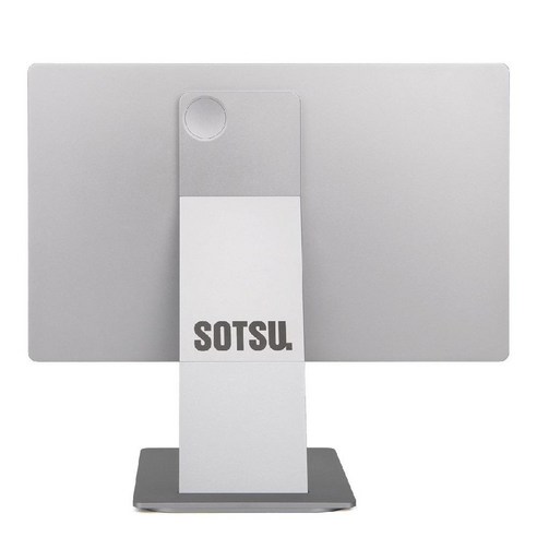 SOTSU 플립액션 포터블 프리미엄 14인치 모니터, A. 그레이 슈트 (모니터 + 베이스), 메탈릭그레이(모니터+베이스)