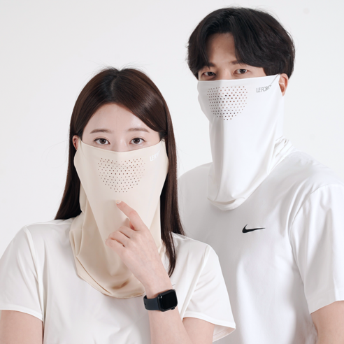 르포스 자외선차단 쿨 스포츠 골프 마스크 1+1 운동러 솔직 후기 | 실사용 리뷰 - 상품 이미지 2