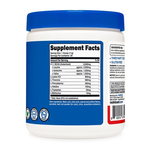 뉴트리코스트 EAA 이에이에이 BCAA 함유 330g 필수 아미노산 보충... 맛있게 먹은 솔직 후기 - 상품 이미지 3