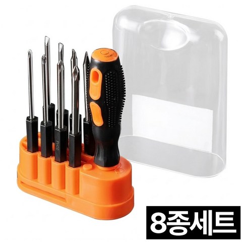 프렌티 미니 드라이버 세트 십자 일자 8종, 1개