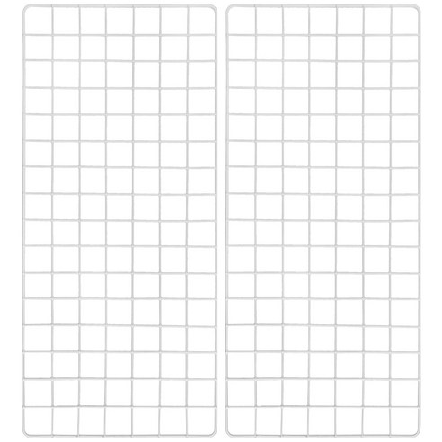 와이어 네트망 직사각 주방용품 다용도걸이 주방벽면 철망, 58.5 x 26.5cm, 2개