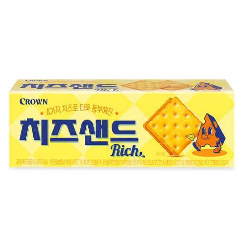 크라운 치즈샌드리치, 1개, 45g