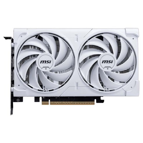MSI 지포스 RTX 5060 Ti 8G 벤투스 2X OC 플러스 그래픽 카드 화이트 맥스, G5060-8V2CW