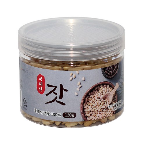 영양만점 맛까지 고소한 국산 가평잣 백잣, 120g, 1개 - 잣