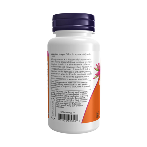 나우푸드 비타민 K-2 100mcg 베지 캡슐 100정, 1개 이미지 3