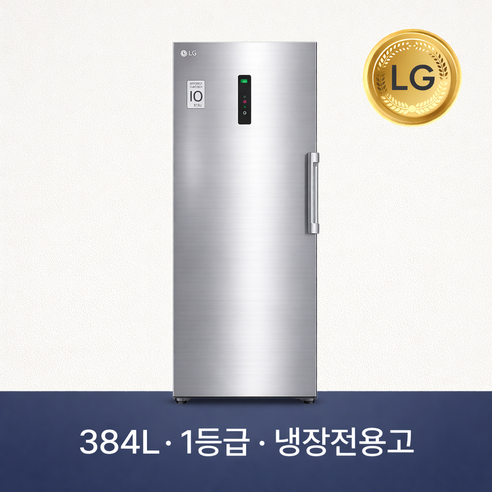 LG전자 컨버터블 패키지 384L 1도어 냉장고 방문설치, 샤인, R321S