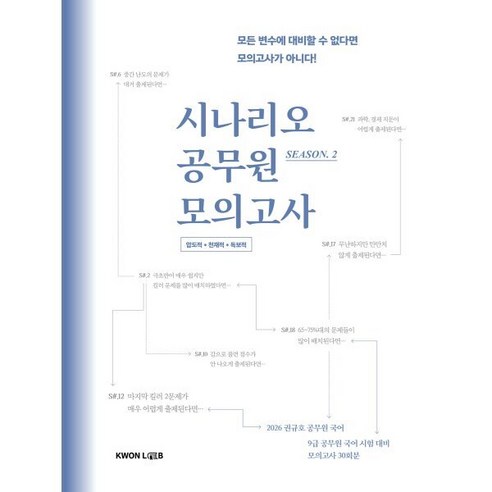 2026 권규호 국어 시나리오 공무원 모의고사2, 권규호언어연구실