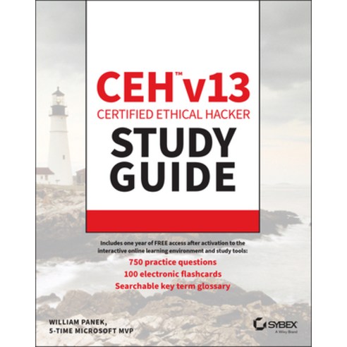(영문도서)Ceh Certified Ethical Hacker V13 Study Guide Paperback, Sybex, English, 9781394394289