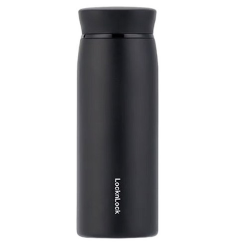 락앤락 경량 휴대용 스마트 스테인리스 텀블러, 1개, 380ml, 블랙