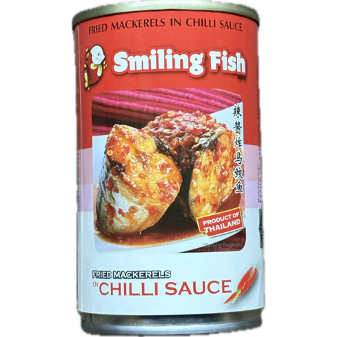 태국 스마일링 Thai Smiling Fish 후라이드마케럴인칠리 튀긴 고등어 155g, 155g, 10개