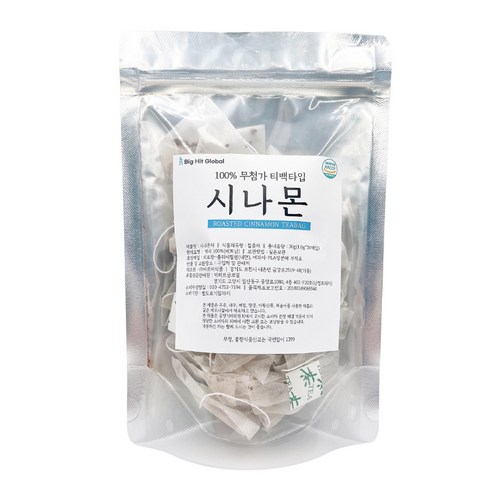100%시나몬티백차, 1개, 30개입, 1g