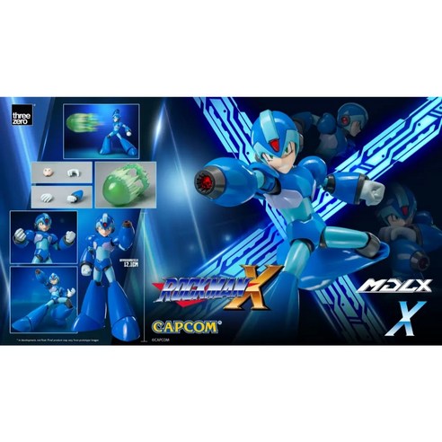 threezero MDLX 洛克人X 洛克人機器人公仔附配件約12 1cm - 優惠推薦 Coupang