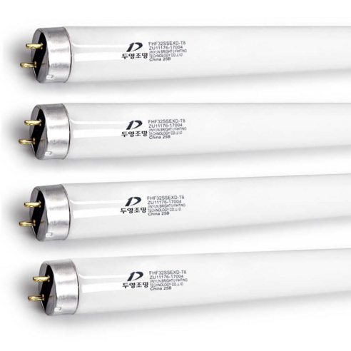 두영 FL 직관 형광등 삼파장 형광램프 FLR FHF 32W (4개입), 1세트, 주광색 1세트, 주광색