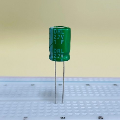 2.7V 1F (8x12) 슈퍼 캐패시터 전압안정기 슈퍼 콘덴서 울트라캡 CAP, 1개