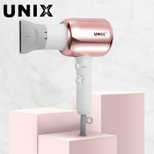 유닉스 40주년 리미티드 에디션 헤어 드라이어 UN-B1642 2100W 후기 분석 - 측면 디테일