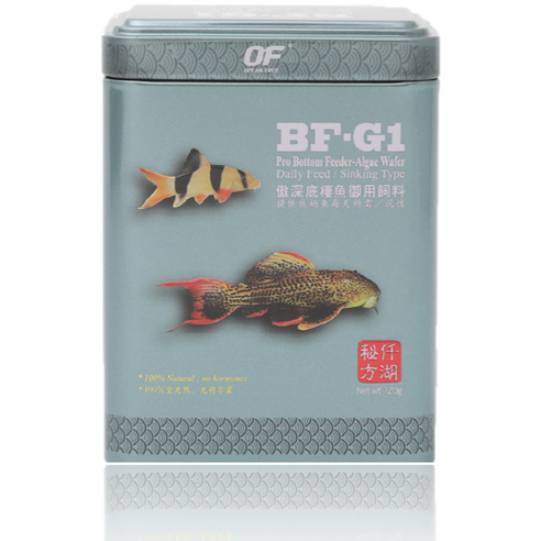 오션프리 프로 와퍼 BF 관상어 사료, 60g, 1개