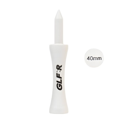 GLFR 스탭 골프티 100%대나무, 100개, 40mm