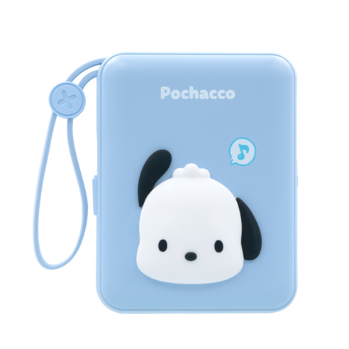 산리오 캐릭터 대용량 고속충전 보조배터리 10000mAh 일체형 잔량표시 C타입케이블 8핀 멀티단자 아이폰케이블, 포차코, 포차코 보조배터리