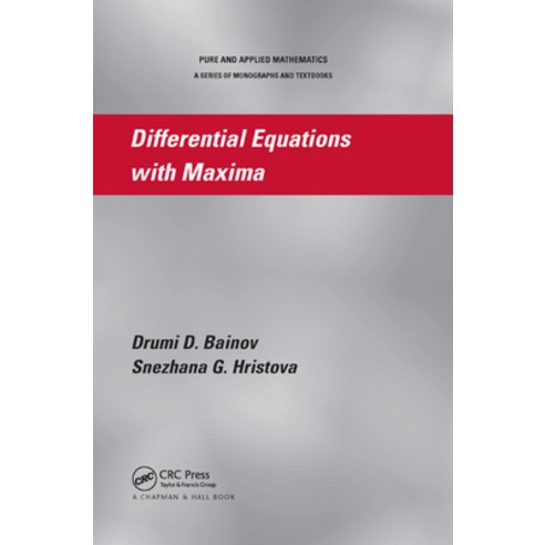 (영문도서)Differential Equations with Maxima Paperback, CRC Press, English, 9780367382827
