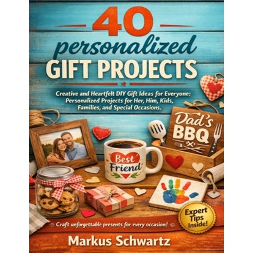 (영문도서)40 Personalized Gift Project: Creative and Heartfelt DIY Gift Ideas for Everyone... Paperback, Independently Published, English, 9798254878254